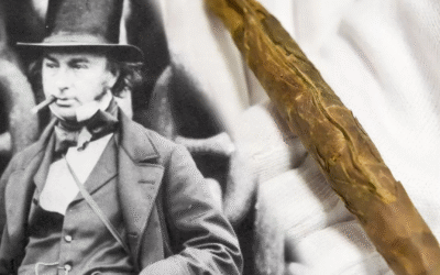Who smoked 40 cigars a day?