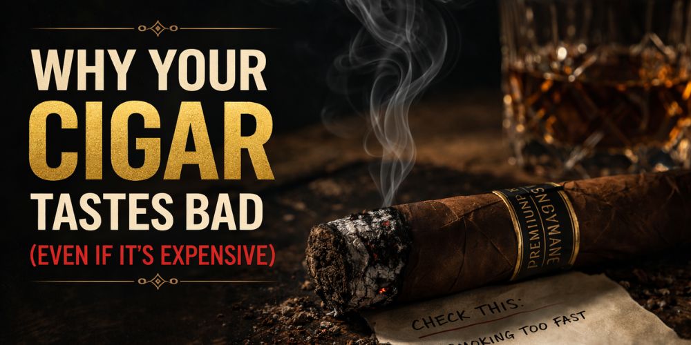 Why Your Cigar Tastes Bad (Even If It’s Expensive) — 7 Beginner Mistakes