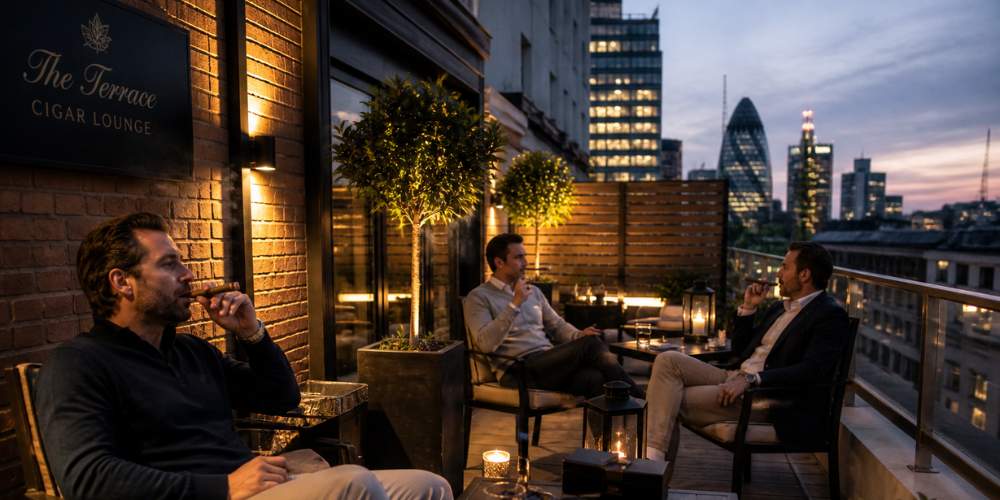 Cigar lounges in UK